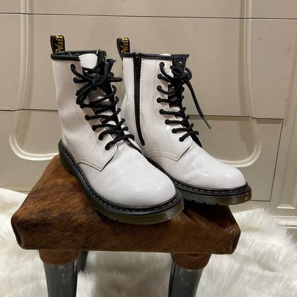 Dr. Martens White Boots - Picture 2 of 10